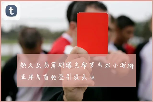 热火交易筹码曝光希罗韦尔小海梅亚库与首轮签引发关注